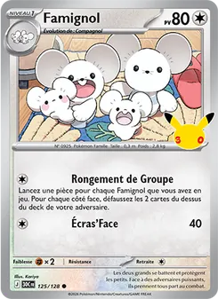 Carte Pokémon Famignol 125 — 30ᵉ Anniversaire