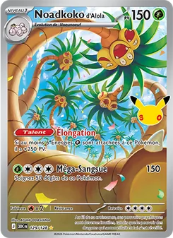 Carte Pokémon Noadkoko d'Alola 129 — 30ᵉ Anniversaire