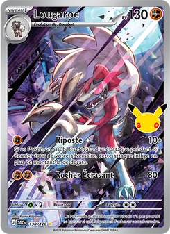 Carte Pokémon Lougaroc 138 — 30ᵉ Anniversaire