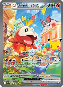 Carte Pokémon Chochodile-ex 147 — 30ᵉ Anniversaire