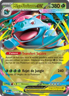 Carte Pokémon Méga-Florizarre-ex 003
