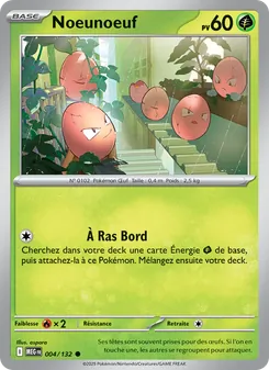 Carte Pokémon Noeunoeuf 004