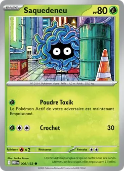Carte Pokémon Saquedeneu 006