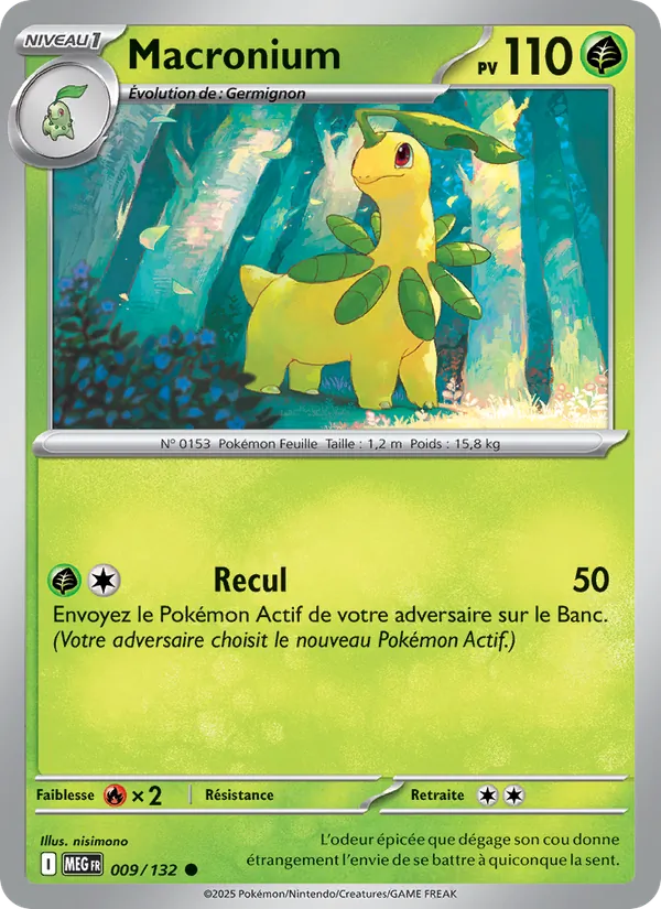 Carte Pokémon Macronium 009/132 de l'extension Méga-Évolution