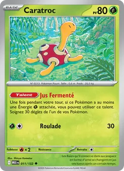 Carte Pokémon Caratroc 011