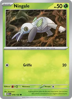Carte Pokémon Ningale 016