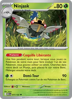 Carte Pokémon Ninjask 017