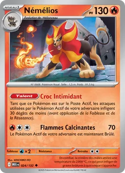Carte Pokémon Némélios 024