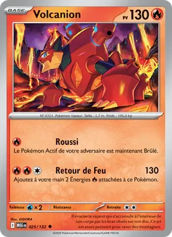 Carte Pokémon Volcanion 025
