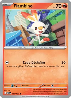 Carte Pokémon Flambino 026