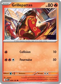 Carte Pokémon Grillepattes 029