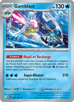 Carte Pokémon Gamblast 038