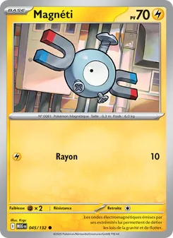 Carte Pokémon Magnéti 045 — Méga-Évolution