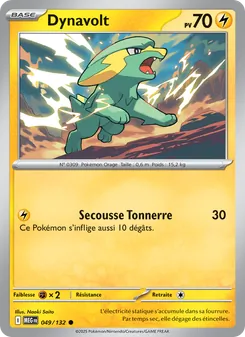 Carte Pokémon Dynavolt 049