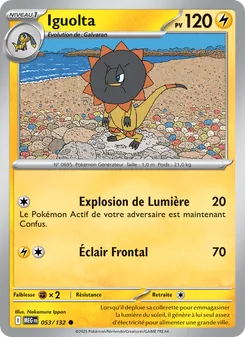 Carte Pokémon Iguolta 053