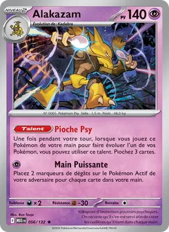 Carte Pokémon Alakazam 056