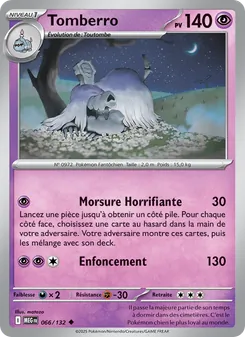 Carte Pokémon Tomberro 066