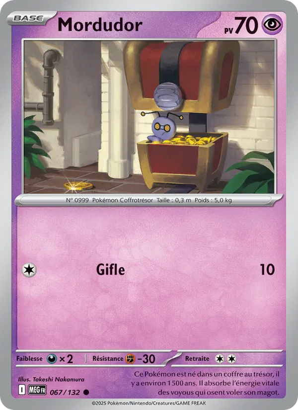 Carte Pokémon Mordudor 067/132 de l'extension Méga-Évolution