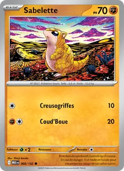 Carte Pokémon Sabelette 068 — Méga-Évolution