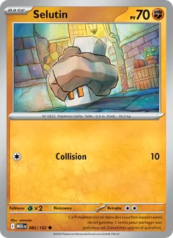 Carte Pokémon Selutin 082