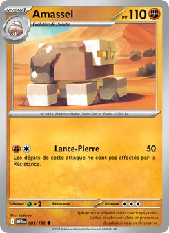 Carte Pokémon Amassel 083