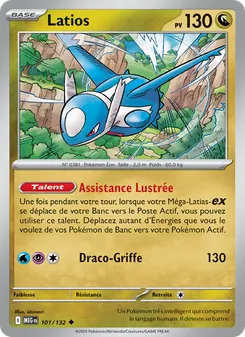 Carte Pokémon Latios 101