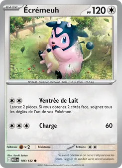 Carte Pokémon Écrémeuh 106
