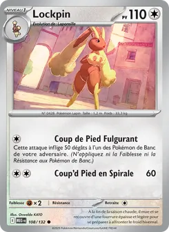Carte Pokémon Lockpin 108