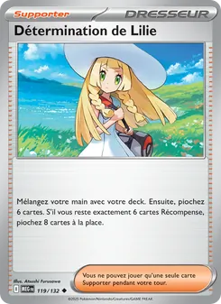Carte Pokémon Détermination de Lilie 119