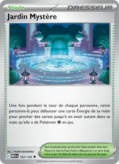 Carte Pokémon Jardin Mystère 122