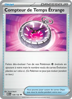 Carte Pokémon Compteur de Temps Étrange 128