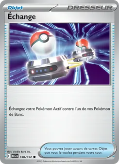 Carte Pokémon Échange 130