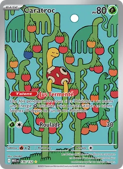Carte Pokémon Caratroc 136