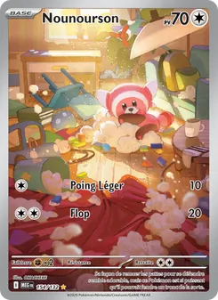 Carte Pokémon Nounourson 154 — Méga-Évolution