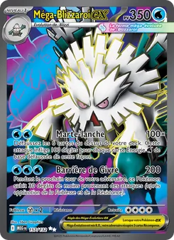 Carte Pokémon Méga-Blizzaroi-ex 157 — Méga-Évolution