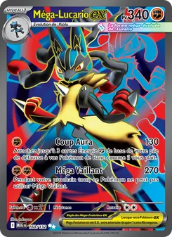 Carte Pokémon Méga-Lucario-ex 160 — Méga-Évolution