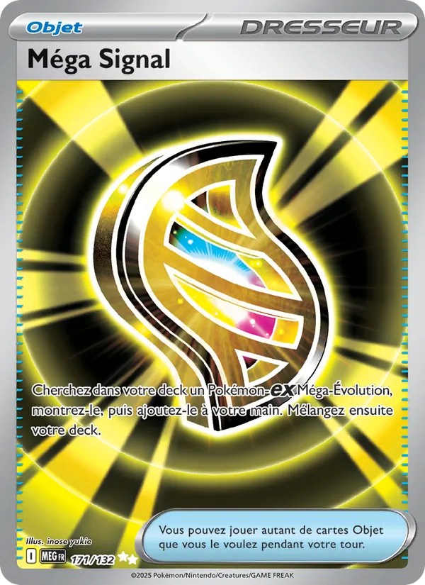 Carte Pokémon Méga Signal 171/132 de l'extension Méga-Évolution