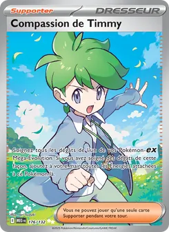 Carte Pokémon Compassion de Timmy 176 — Méga-Évolution