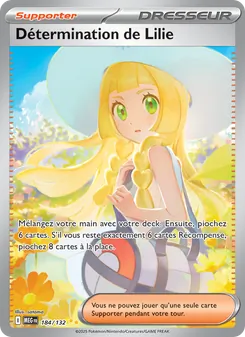 Carte Pokémon Détermination de Lilie 184