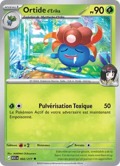 Carte Pokémon Ortide d'Erika 002 — Héros Transcendants