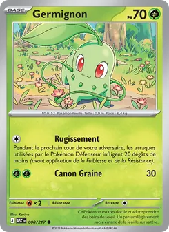 Carte Pokémon Germignon 008 — Héros Transcendants