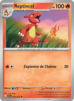Carte Pokémon Reptincel 021 — Héros Transcendants