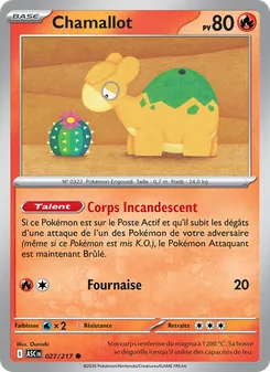 Carte Pokémon Chamallot 027 — Héros Transcendants