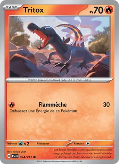 Carte Pokémon Tritox 034 — Héros Transcendants
