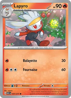 Carte Pokémon Lapyro 037 — Héros Transcendants