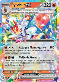 Carte Pokémon Pyrobut-ex 038 — Héros Transcendants