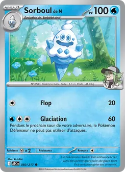 Carte Pokémon Sorboul de N 050 — Héros Transcendants