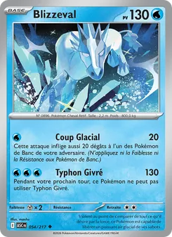 Carte Pokémon Blizzeval 054 — Héros Transcendants