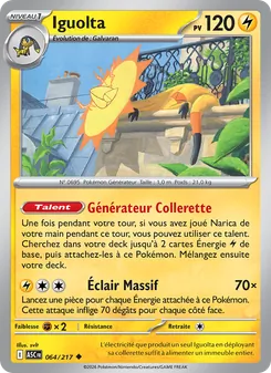 Carte Pokémon Iguolta 064 — Héros Transcendants