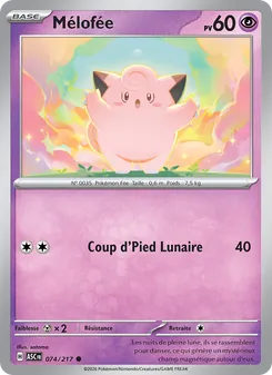 Carte Pokémon Mélofée 074 — Héros Transcendants